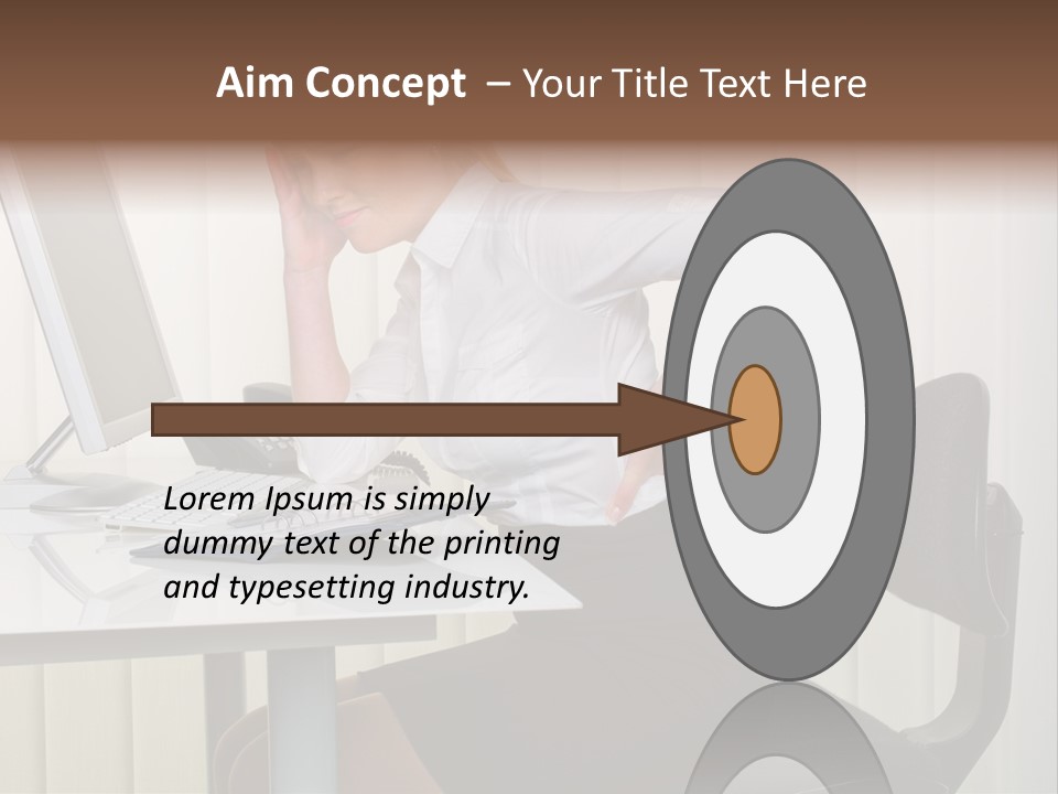 Job Painful Office PowerPoint Template