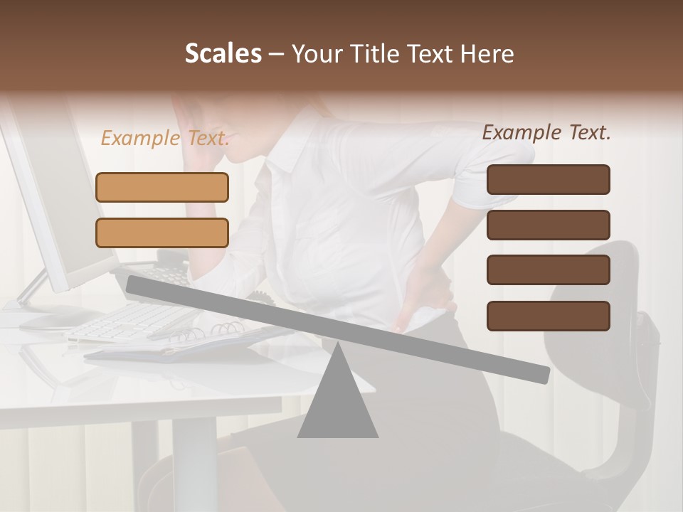 Job Painful Office PowerPoint Template
