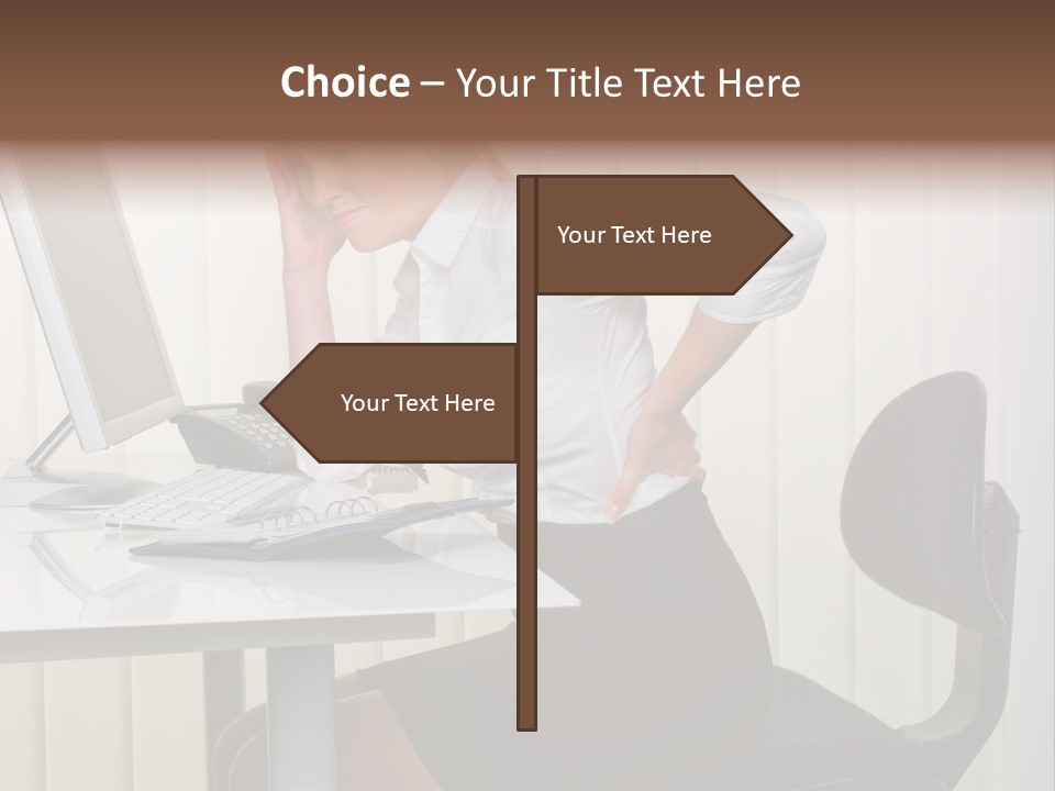 Job Painful Office PowerPoint Template
