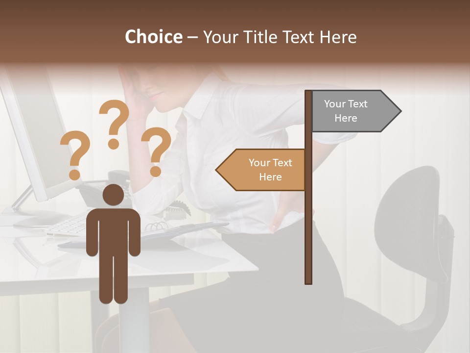 Job Painful Office PowerPoint Template