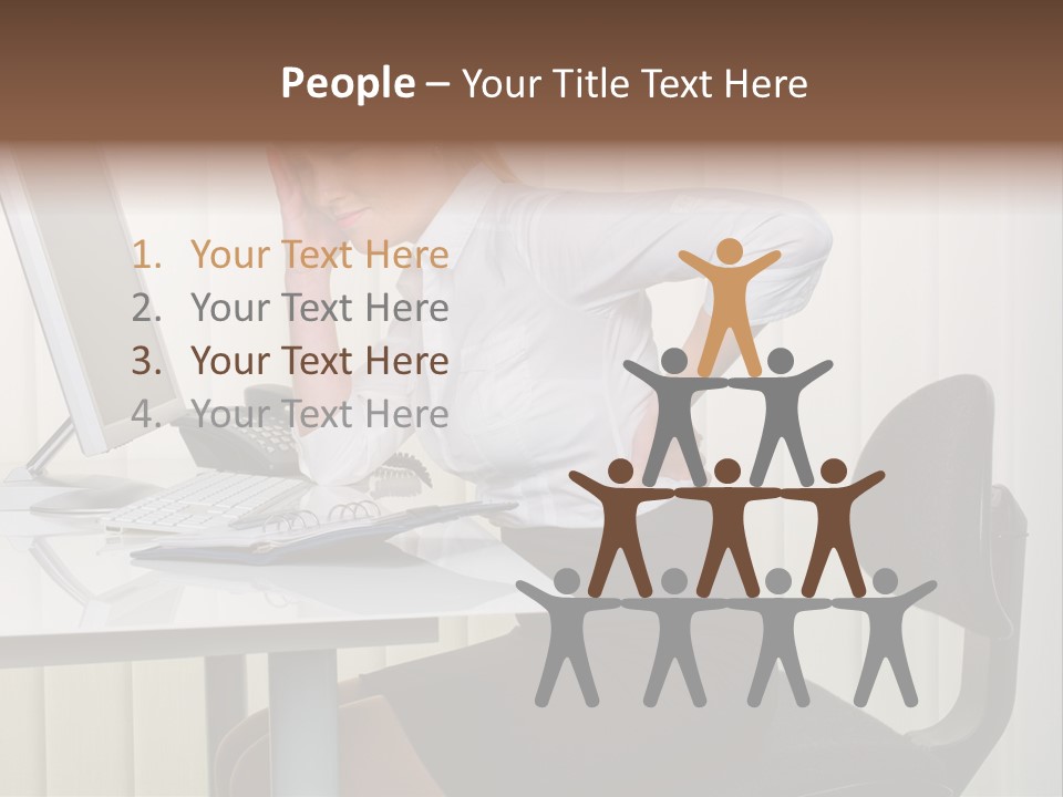 Job Painful Office PowerPoint Template
