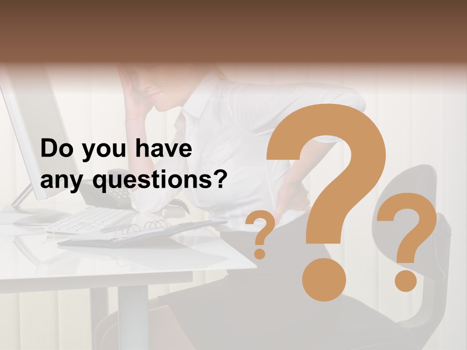 Job Painful Office PowerPoint Template