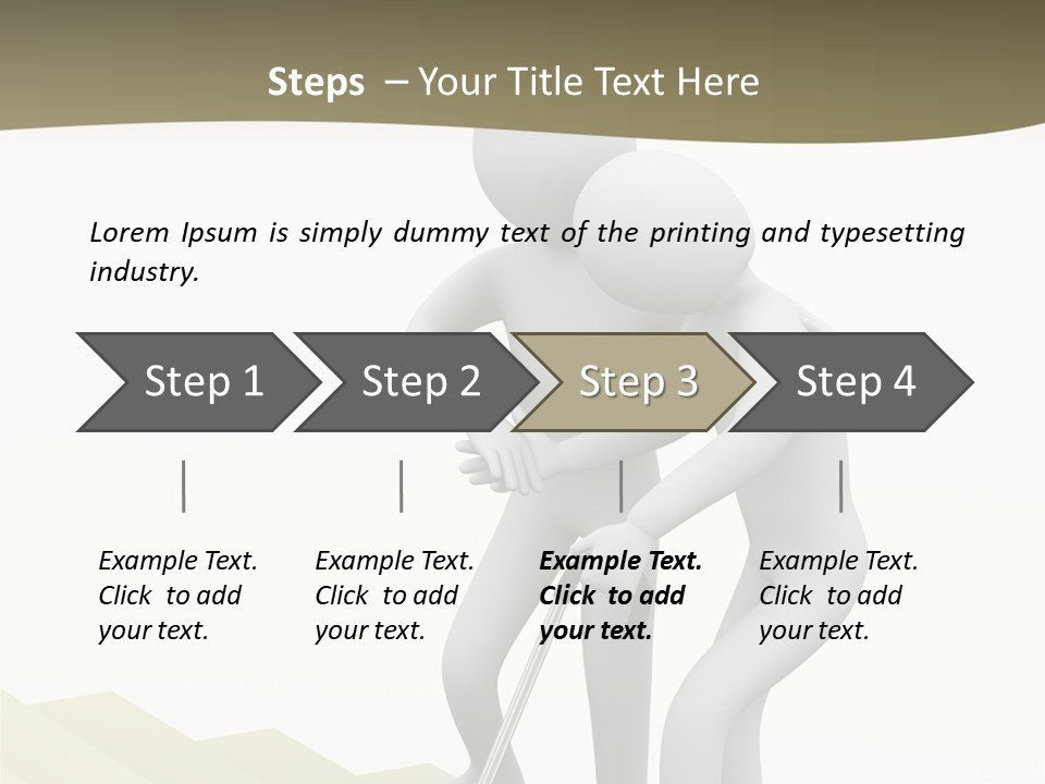 Backpain Elderly Weakness PowerPoint Template