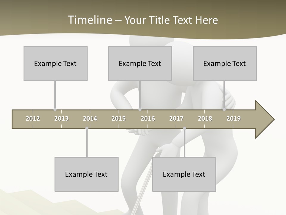 Backpain Elderly Weakness PowerPoint Template