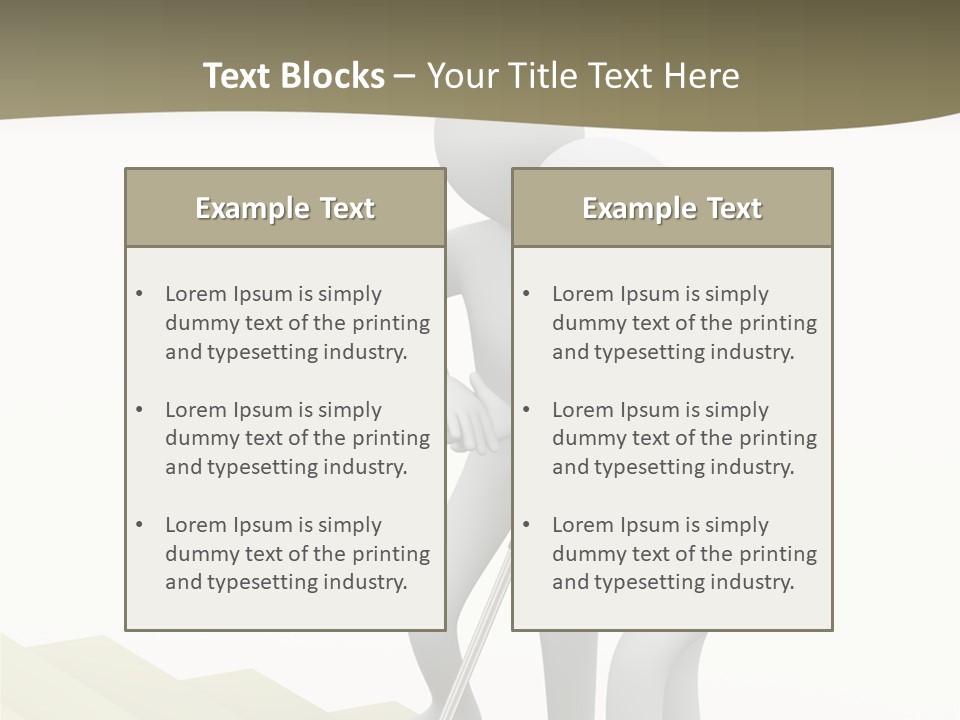 Backpain Elderly Weakness PowerPoint Template