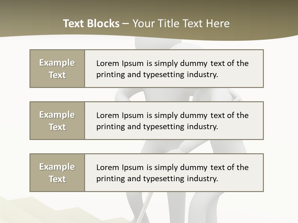 Backpain Elderly Weakness PowerPoint Template
