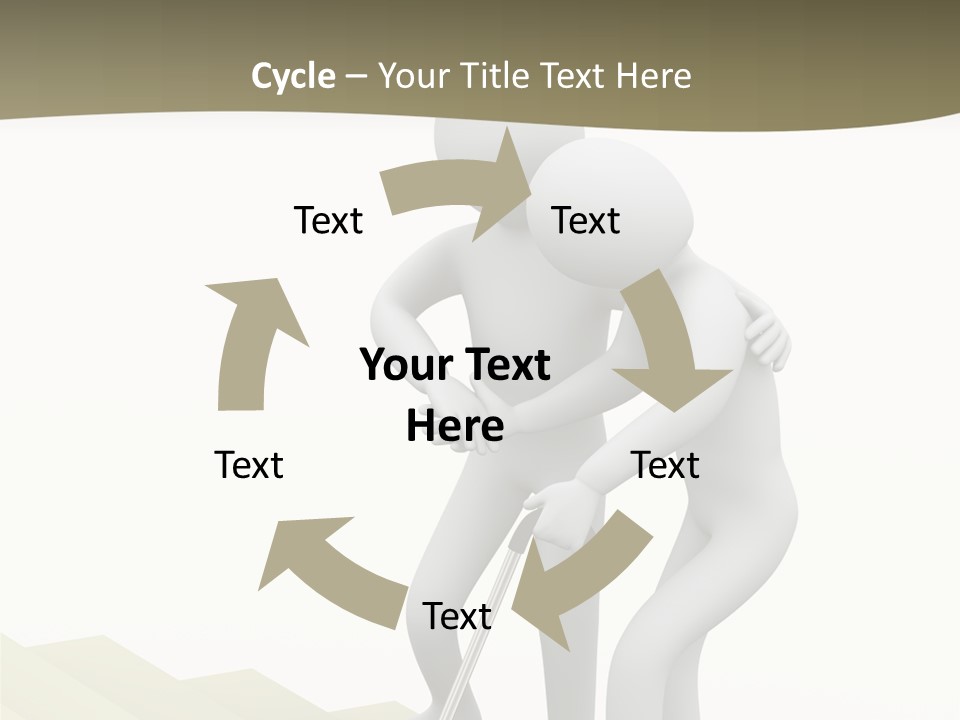 Backpain Elderly Weakness PowerPoint Template