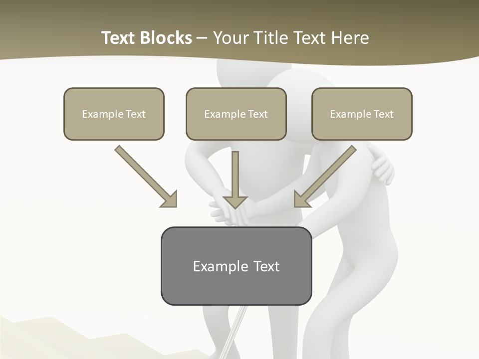 Backpain Elderly Weakness PowerPoint Template