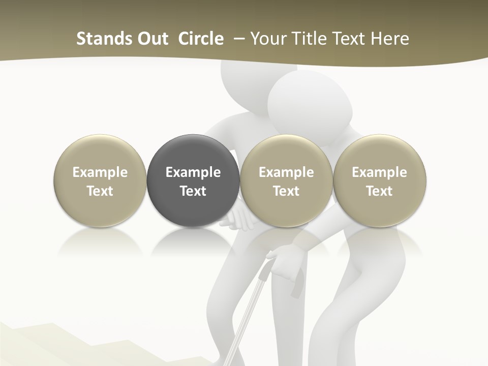 Backpain Elderly Weakness PowerPoint Template