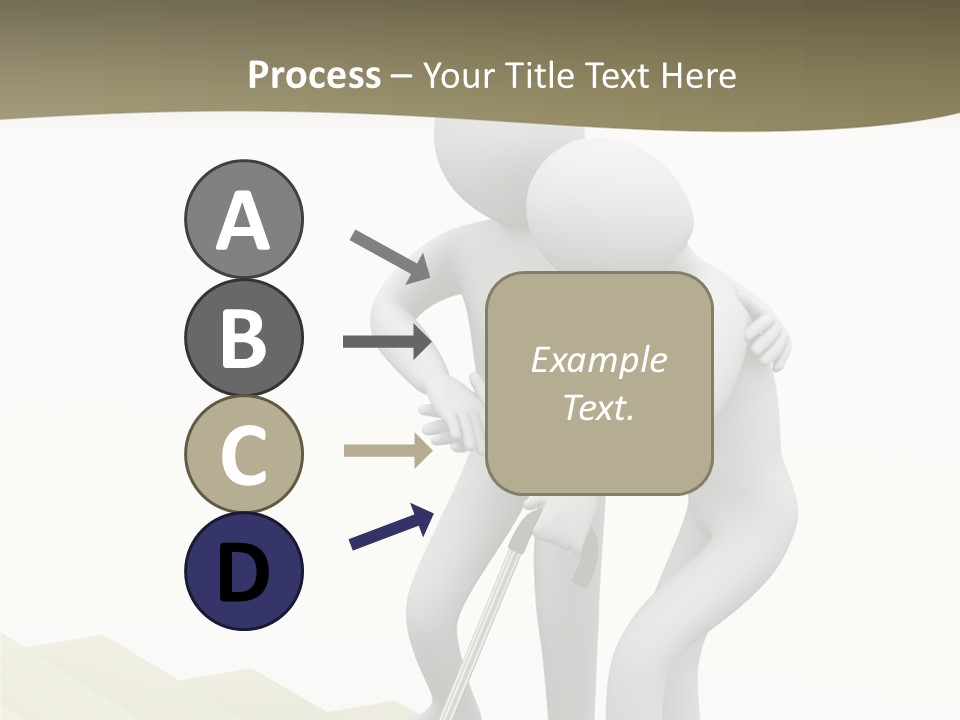 Backpain Elderly Weakness PowerPoint Template
