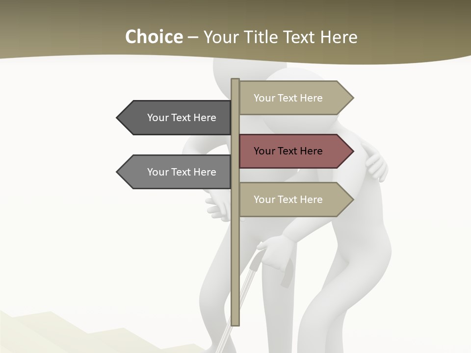 Backpain Elderly Weakness PowerPoint Template