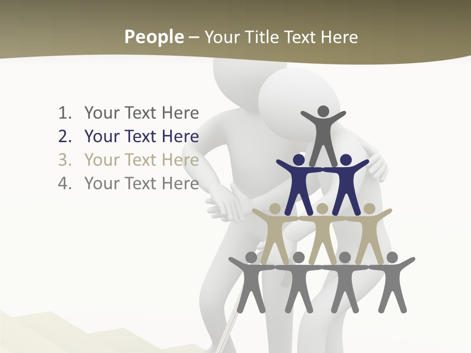 Backpain Elderly Weakness PowerPoint Template