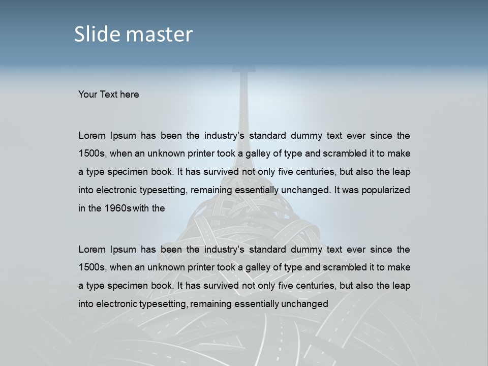 Airport Jet Travel PowerPoint Template