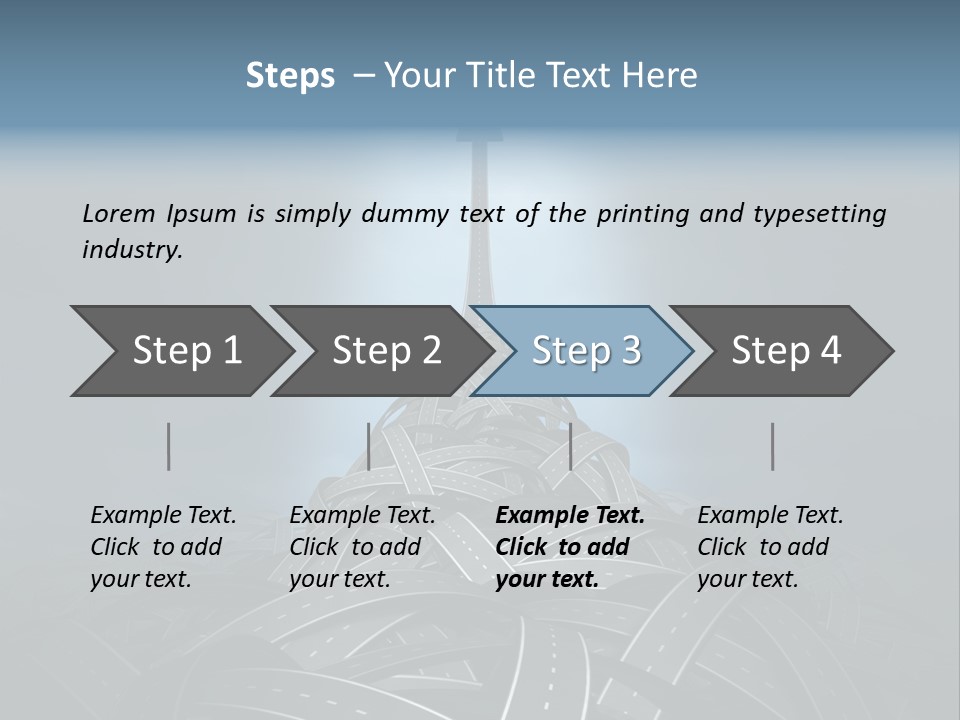 Airport Jet Travel PowerPoint Template