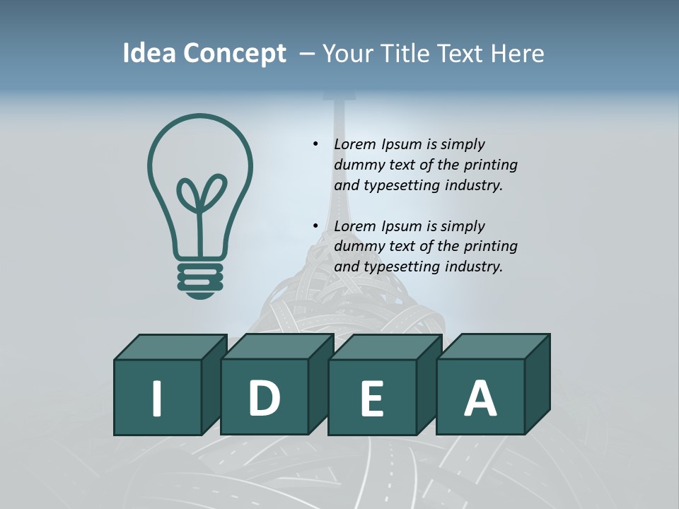 Airport Jet Travel PowerPoint Template