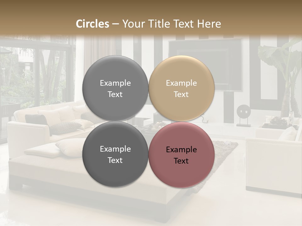 Living Plant Vase PowerPoint Template