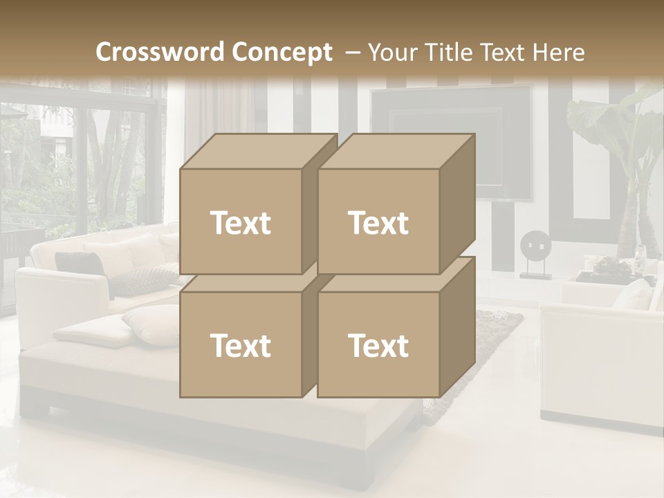 Living Plant Vase PowerPoint Template