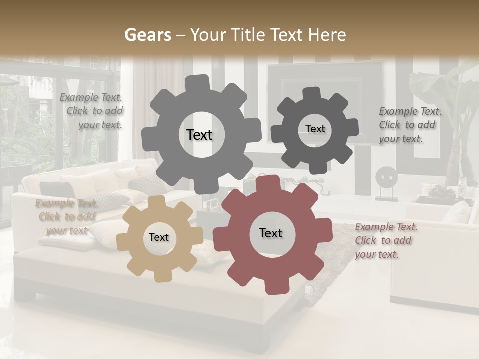 Living Plant Vase PowerPoint Template