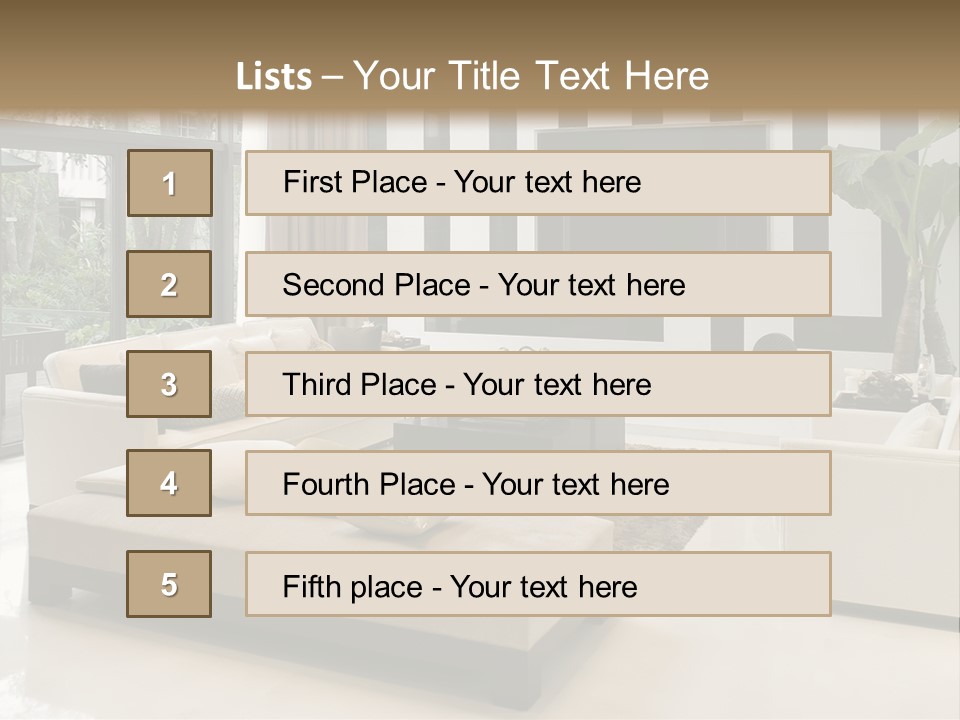 Living Plant Vase PowerPoint Template