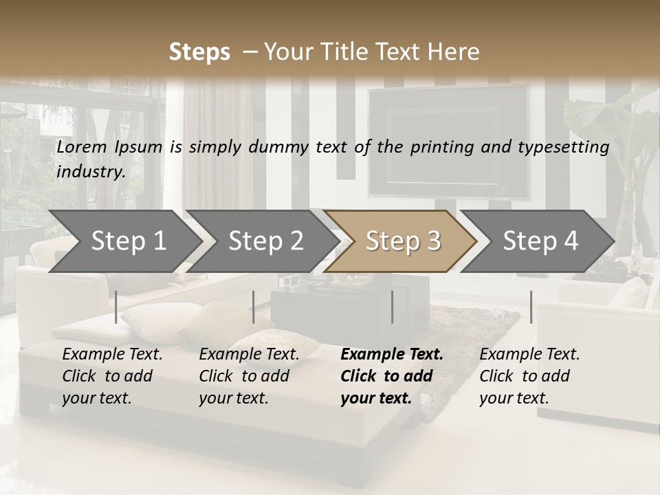 Living Plant Vase PowerPoint Template