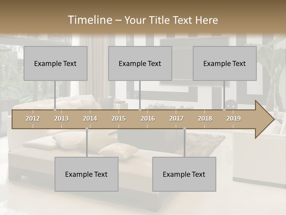 Living Plant Vase PowerPoint Template