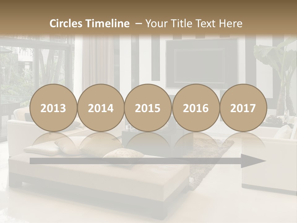 Living Plant Vase PowerPoint Template