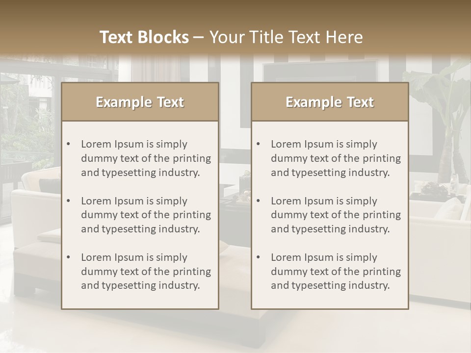 Living Plant Vase PowerPoint Template