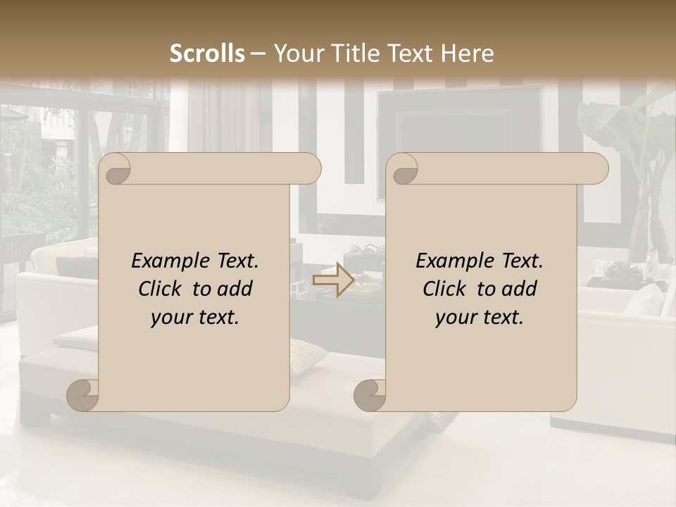 Living Plant Vase PowerPoint Template