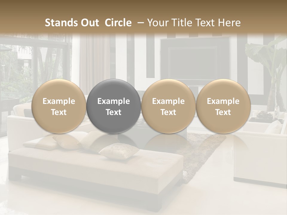 Living Plant Vase PowerPoint Template