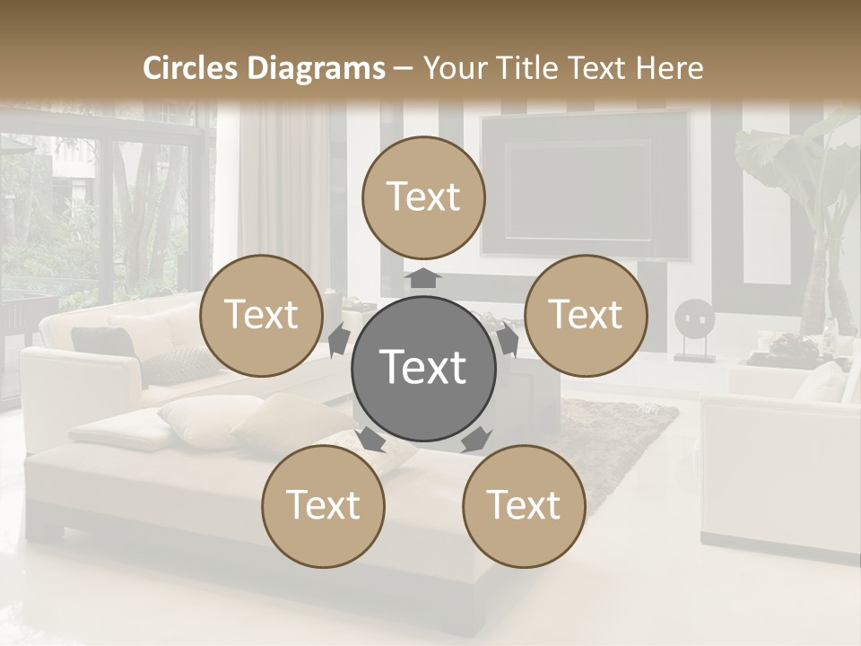 Living Plant Vase PowerPoint Template