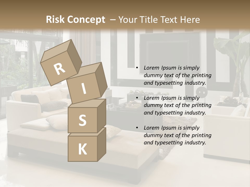 Living Plant Vase PowerPoint Template