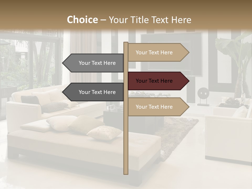 Living Plant Vase PowerPoint Template
