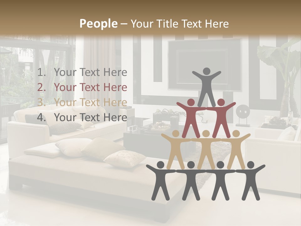 Living Plant Vase PowerPoint Template