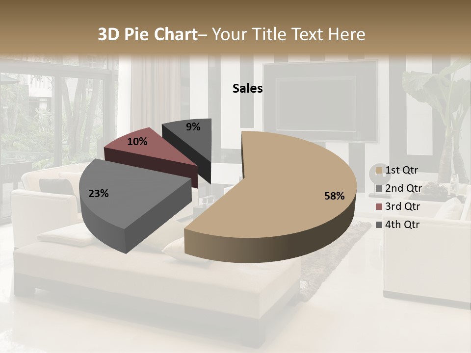 Living Plant Vase PowerPoint Template