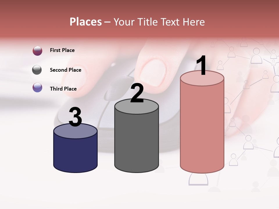 Girl Modern Keyboard PowerPoint Template