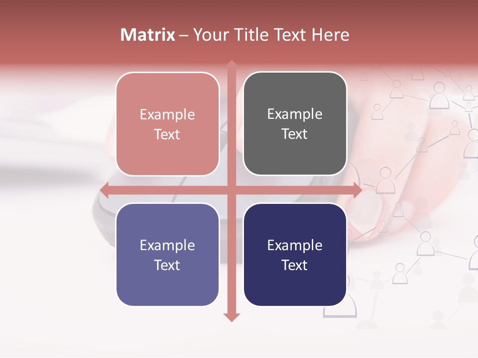 Girl Modern Keyboard PowerPoint Template