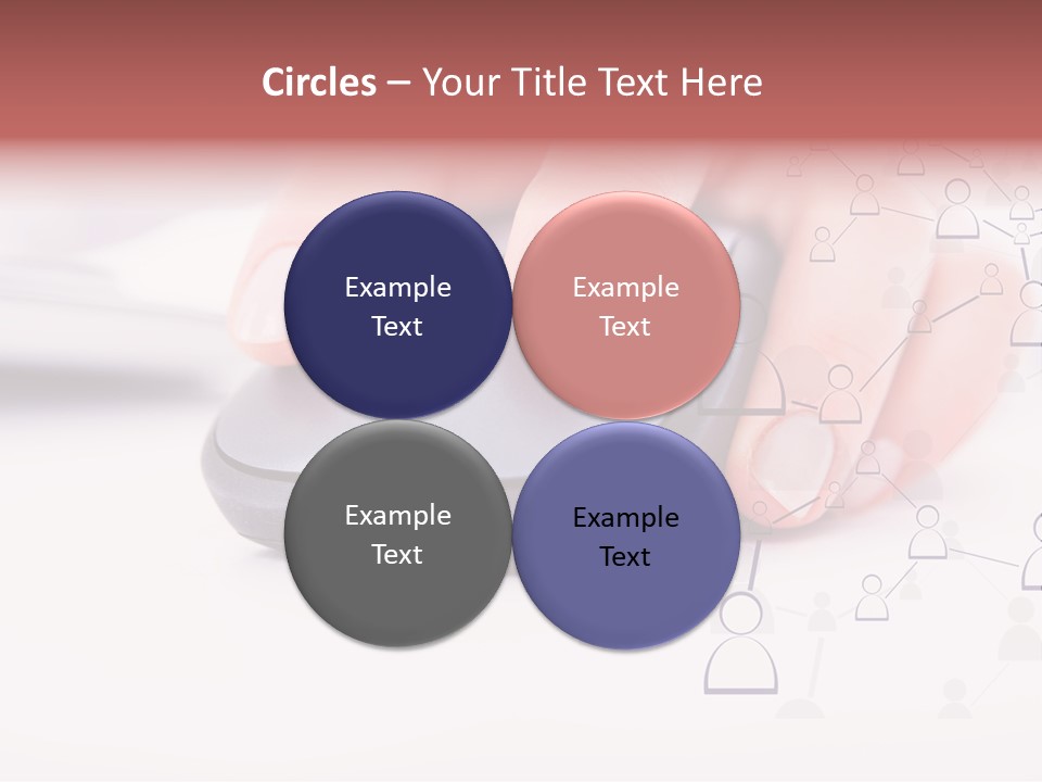 Girl Modern Keyboard PowerPoint Template