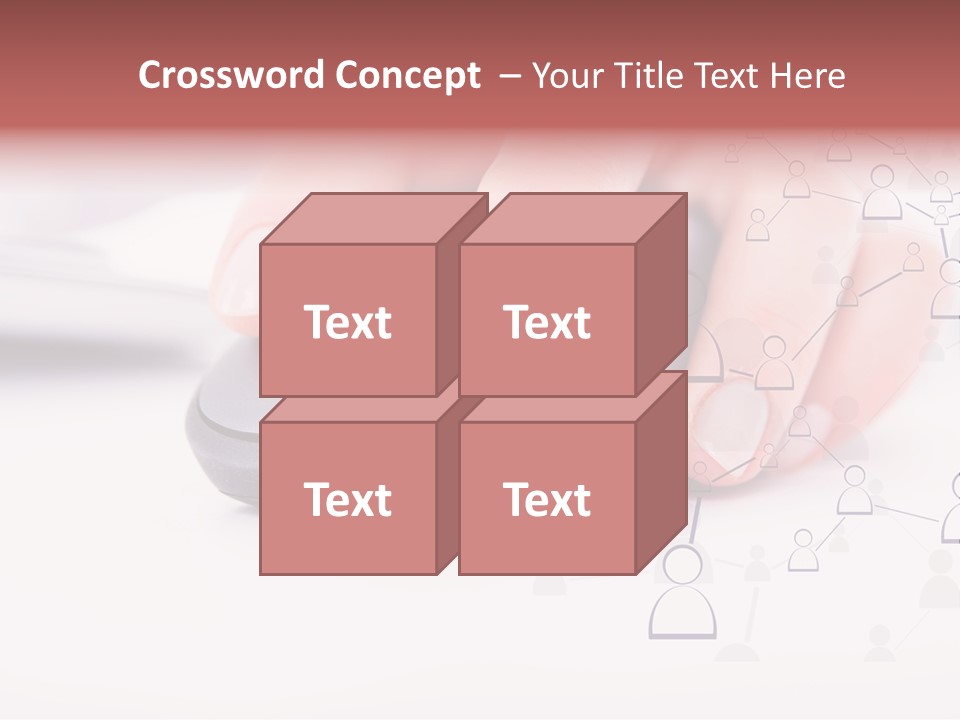 Girl Modern Keyboard PowerPoint Template