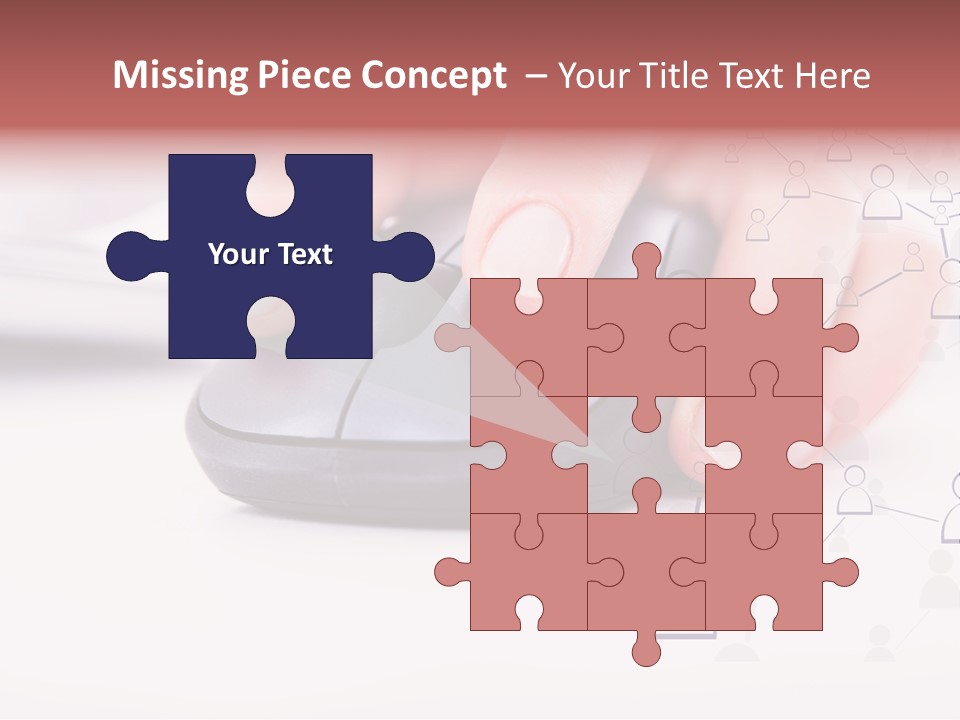 Girl Modern Keyboard PowerPoint Template