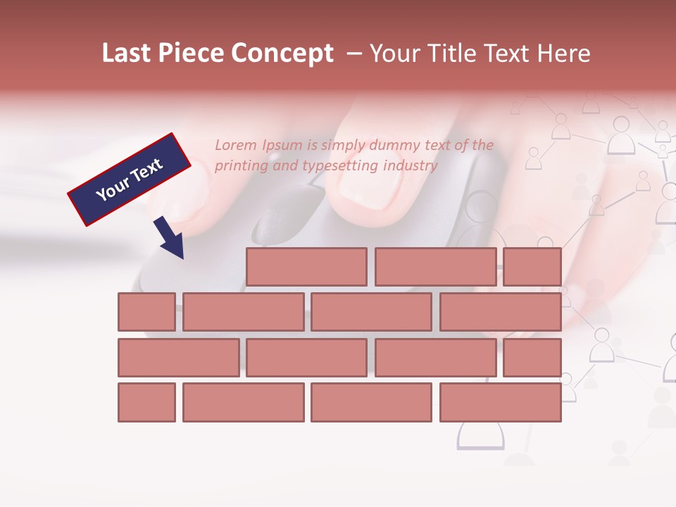 Girl Modern Keyboard PowerPoint Template
