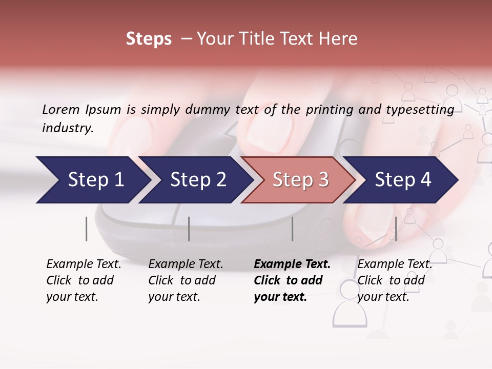 Girl Modern Keyboard PowerPoint Template