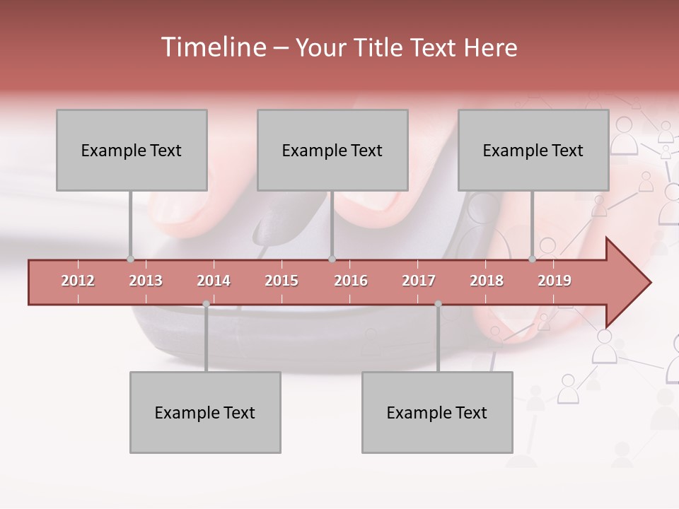 Girl Modern Keyboard PowerPoint Template