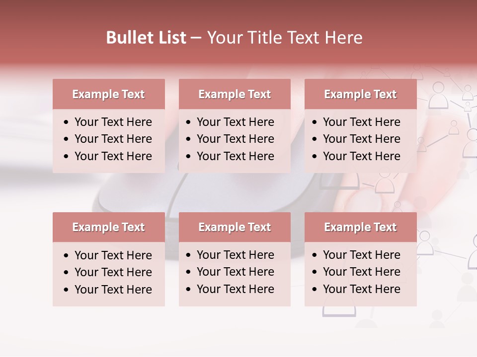Girl Modern Keyboard PowerPoint Template