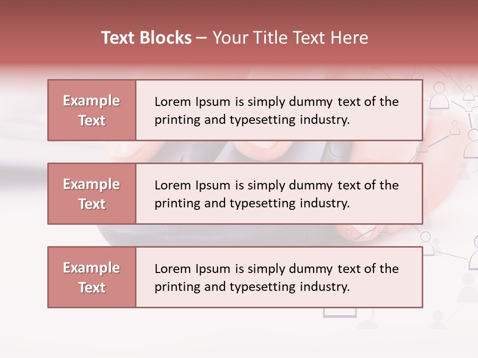 Girl Modern Keyboard PowerPoint Template