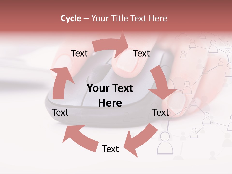 Girl Modern Keyboard PowerPoint Template