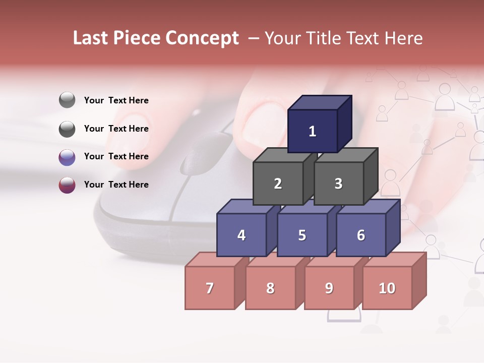 Girl Modern Keyboard PowerPoint Template
