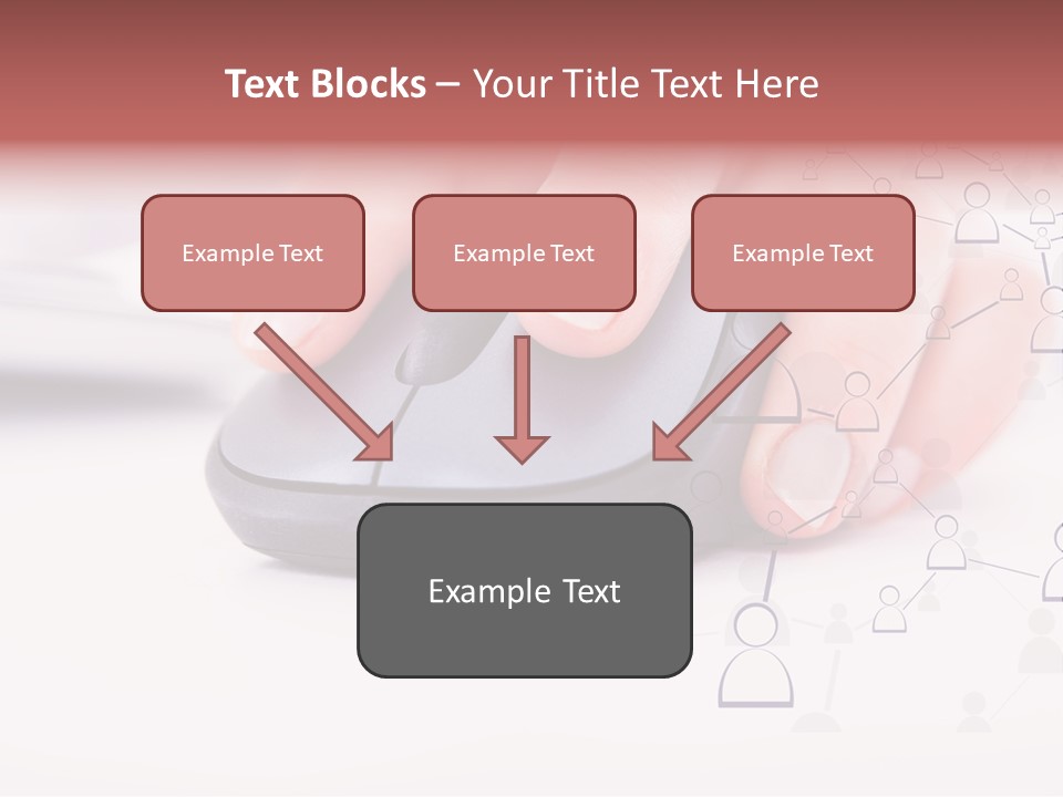 Girl Modern Keyboard PowerPoint Template