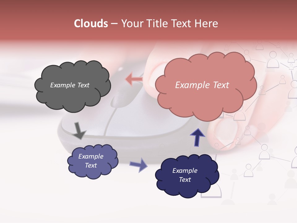 Girl Modern Keyboard PowerPoint Template