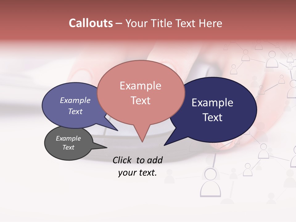 Girl Modern Keyboard PowerPoint Template