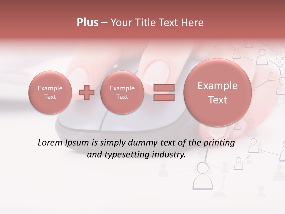 Girl Modern Keyboard PowerPoint Template